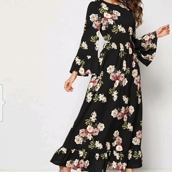Floral Maxi Summer Dress - Picture 1 of 5
